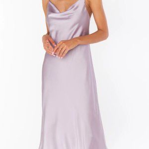 Verona Cowl Dress Dusty Purple